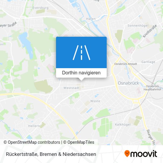 Rückertstraße Karte