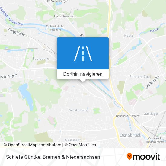 Schiefe Güntke Karte