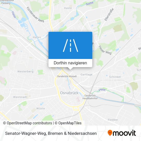 Senator-Wagner-Weg Karte