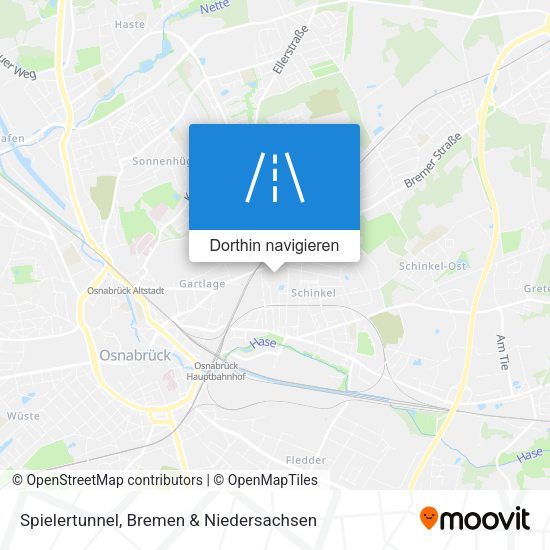 Spielertunnel Karte