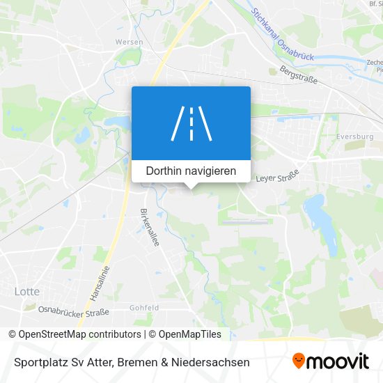 Sportplatz Sv Atter Karte