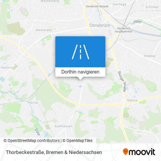 Thorbeckestraße Karte