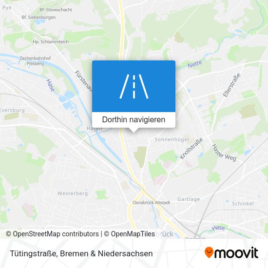 Tütingstraße Karte