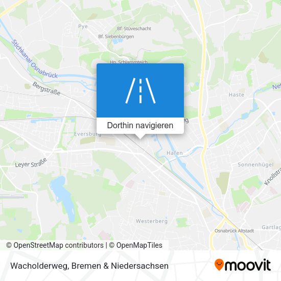Wacholderweg Karte