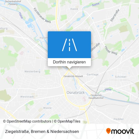 Ziegelstraße Karte