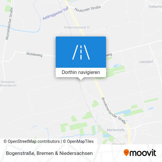 Bogenstraße Karte