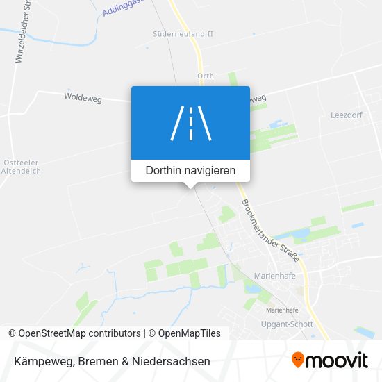 Kämpeweg Karte