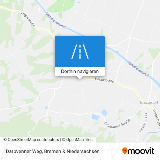 Darpvenner Weg Karte