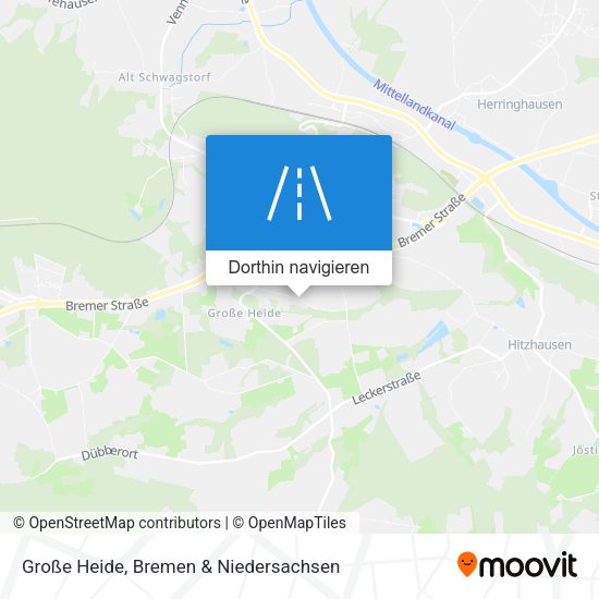 Große Heide Karte