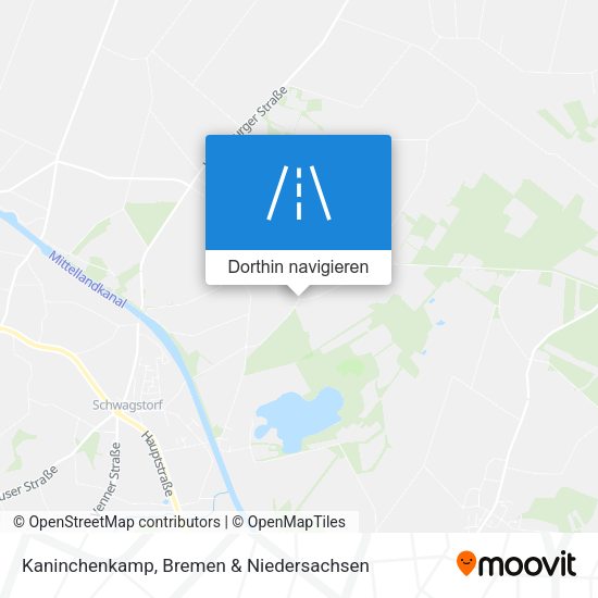 Kaninchenkamp Karte