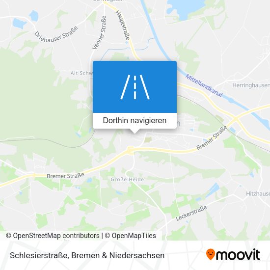 Schlesierstraße Karte