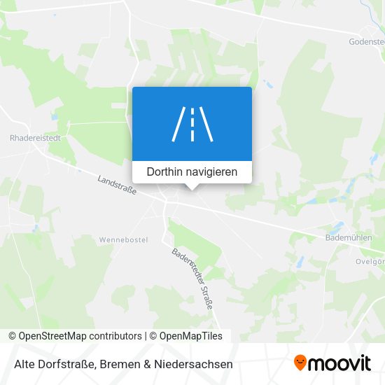 Alte Dorfstraße Karte