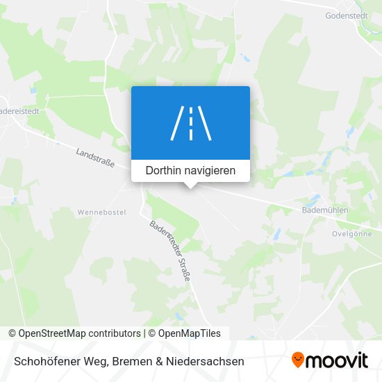 Schohöfener Weg Karte
