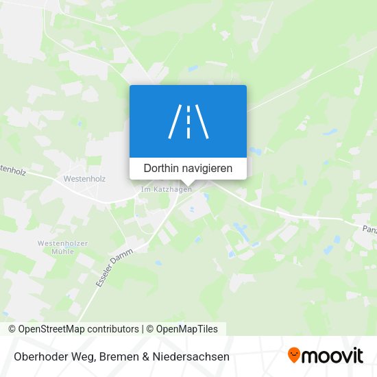 Oberhoder Weg Karte