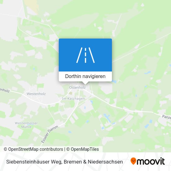 Siebensteinhäuser Weg Karte