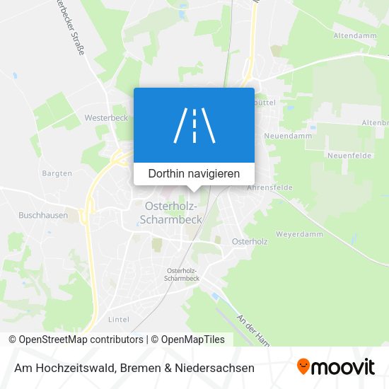Am Hochzeitswald Karte