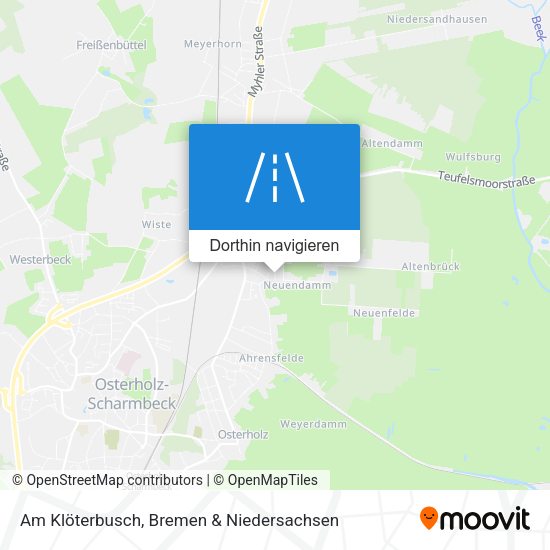 Am Klöterbusch Karte