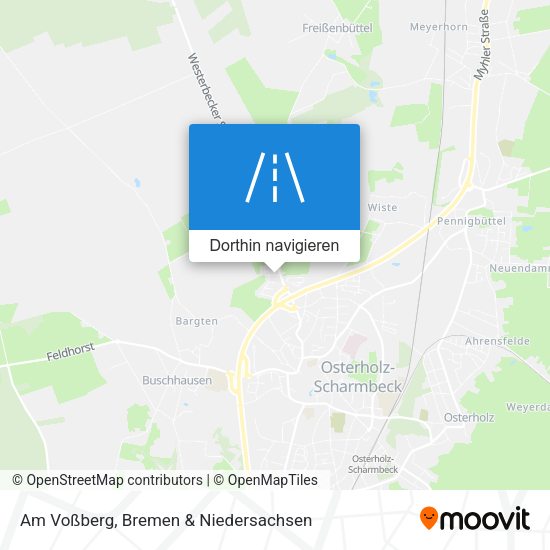 Am Voßberg Karte