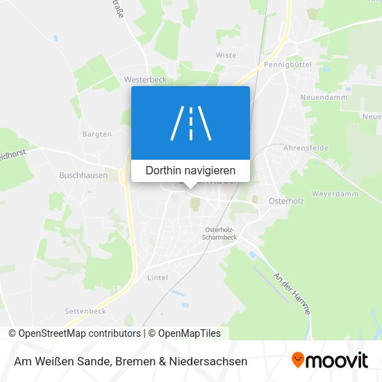 Am Weißen Sande Karte