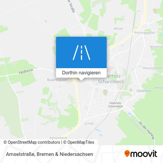 Amselstraße Karte