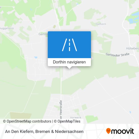 An Den Kiefern Karte