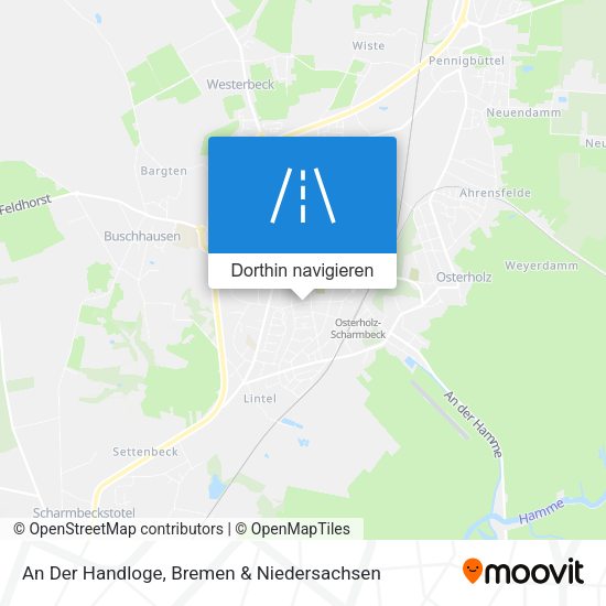 An Der Handloge Karte
