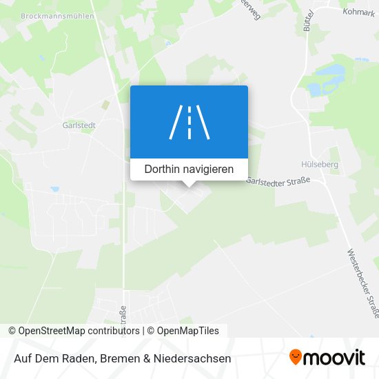Auf Dem Raden Karte