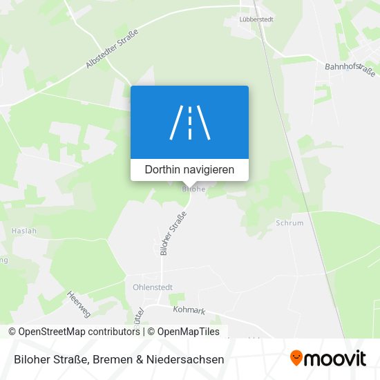 Biloher Straße Karte