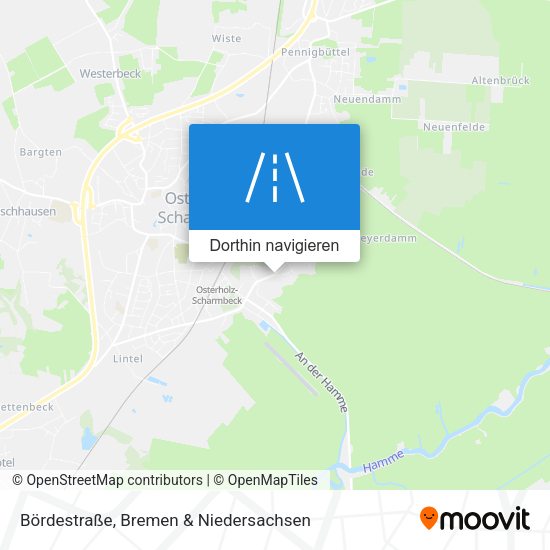 Bördestraße Karte