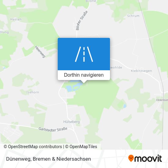 Dünenweg Karte