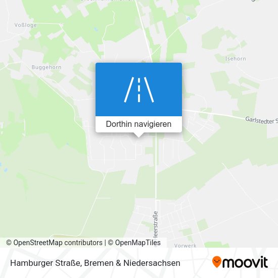Hamburger Straße Karte