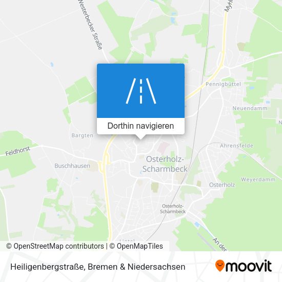 Heiligenbergstraße Karte