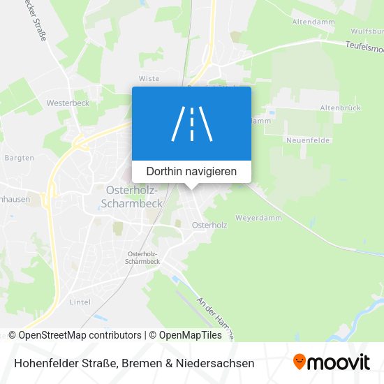 Hohenfelder Straße Karte