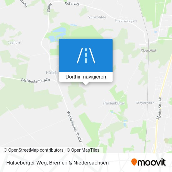 Hülseberger Weg Karte