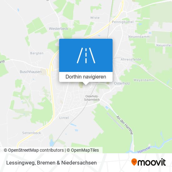 Lessingweg Karte