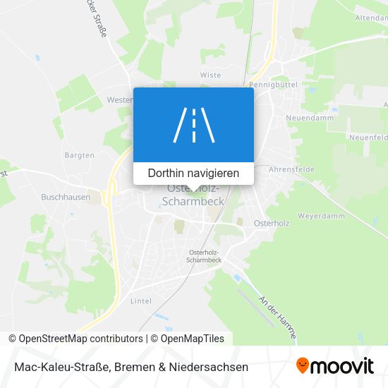 Mac-Kaleu-Straße Karte