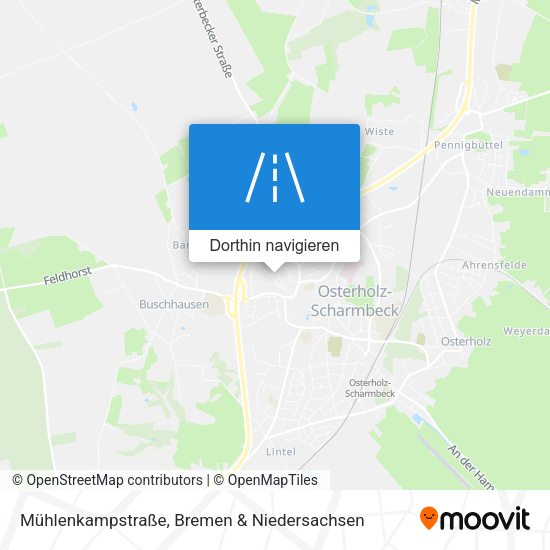 Mühlenkampstraße Karte