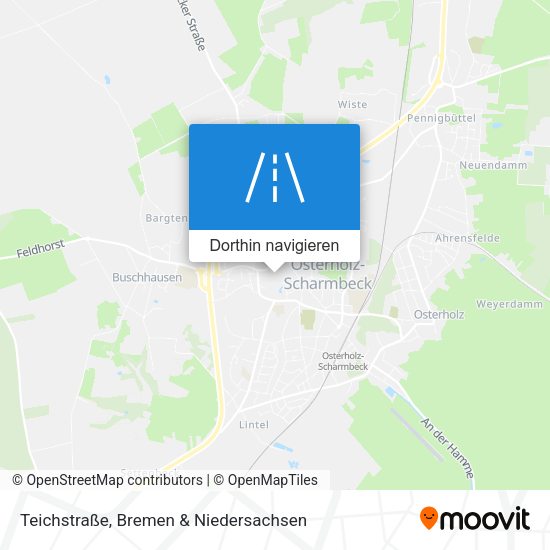 Teichstraße Karte