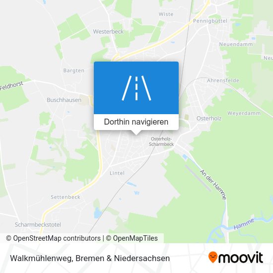 Walkmühlenweg Karte