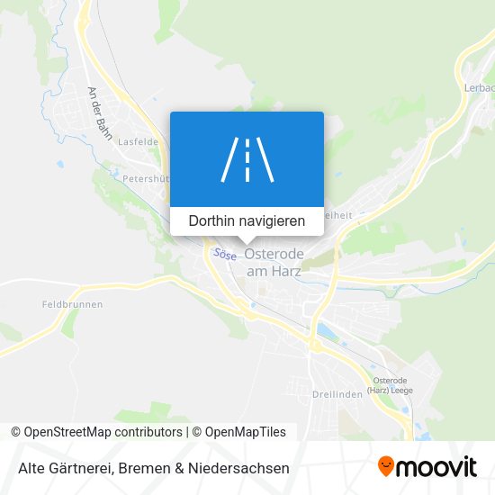 Alte Gärtnerei Karte