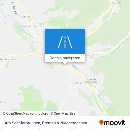Am Schäferbrunnen Karte