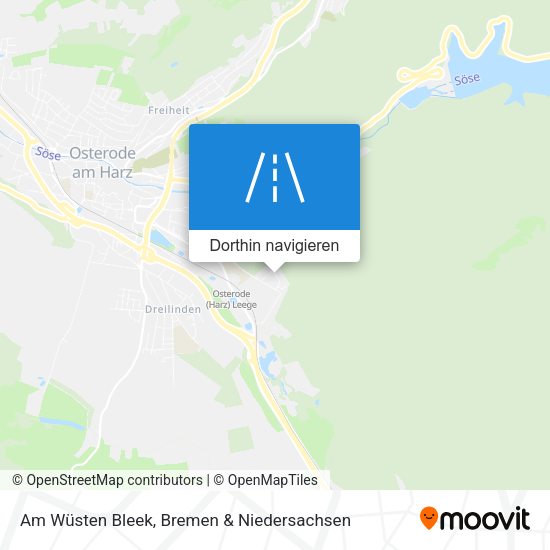 Am Wüsten Bleek Karte
