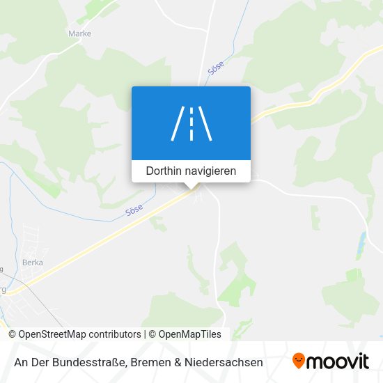 An Der Bundesstraße Karte
