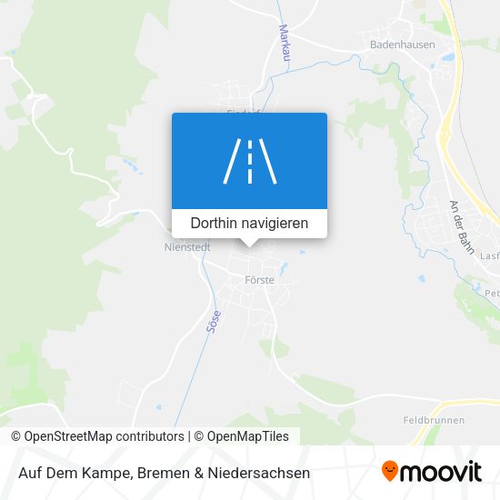 Auf Dem Kampe Karte
