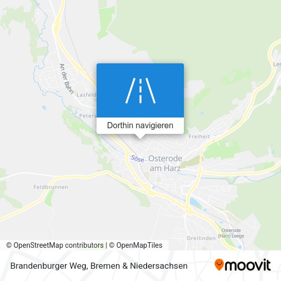Brandenburger Weg Karte