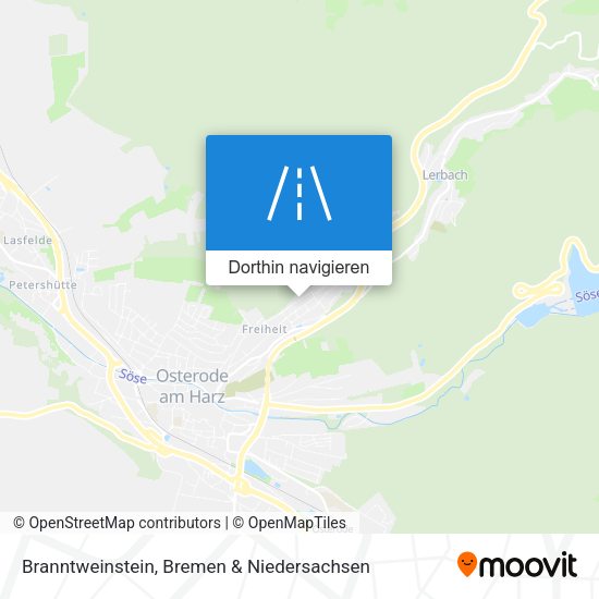 Branntweinstein Karte