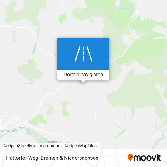 Hattorfer Weg Karte