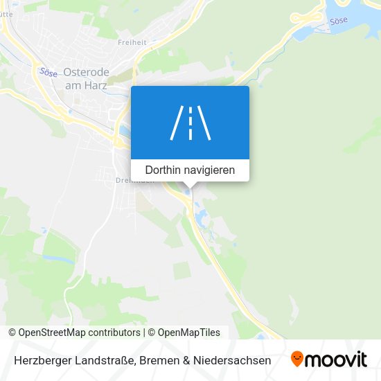 Herzberger Landstraße Karte