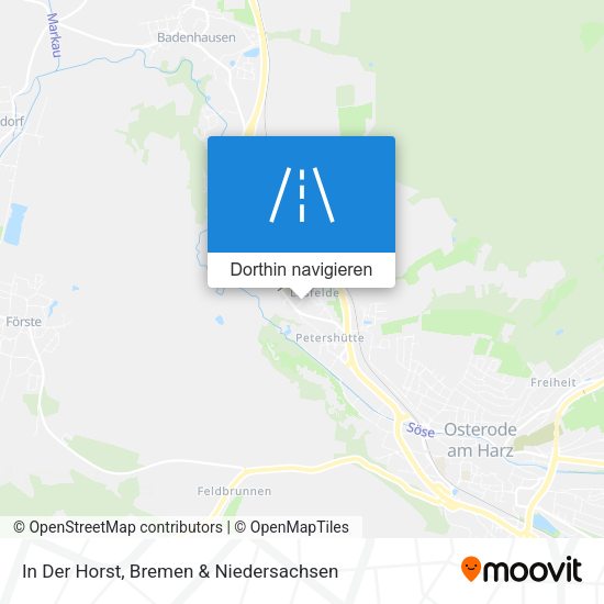 In Der Horst Karte