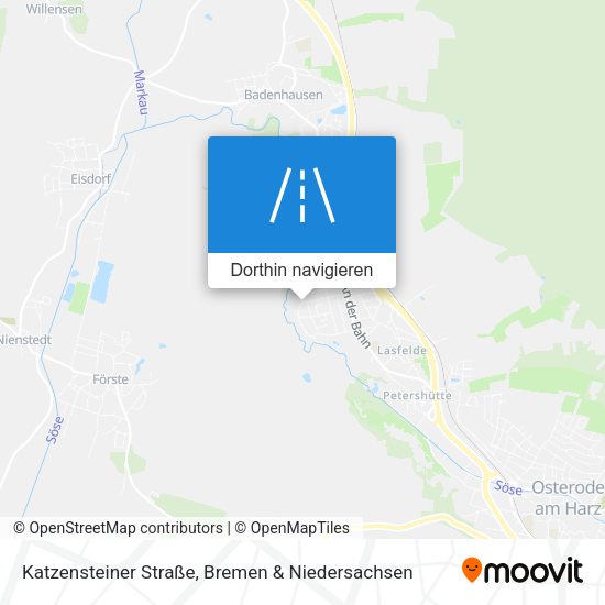 Katzensteiner Straße Karte